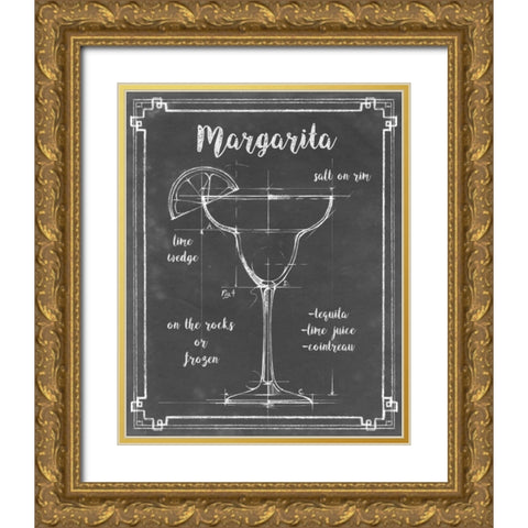Mixology VI Gold Ornate Wood Framed Art Print with Double Matting by Harper, Ethan