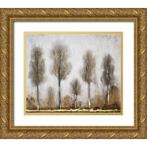 Gray Day I Gold Ornate Wood Framed Art Print with Double Matting by OToole, Tim