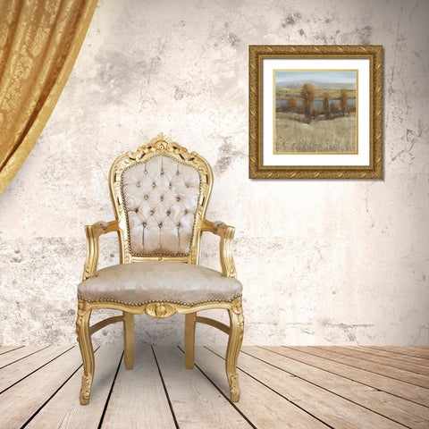 River Valley I Gold Ornate Wood Framed Art Print with Double Matting by OToole, Tim