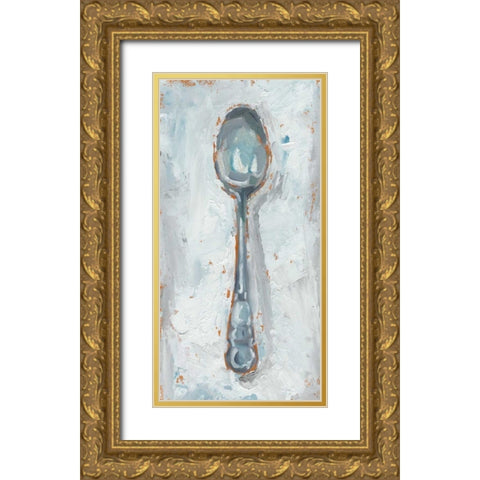 Impressionist Flatware I Gold Ornate Wood Framed Art Print with Double Matting by Harper, Ethan