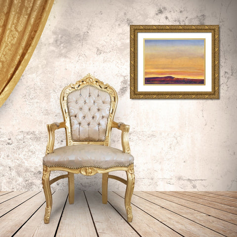 Red Rocks I Gold Ornate Wood Framed Art Print with Double Matting by OToole, Tim