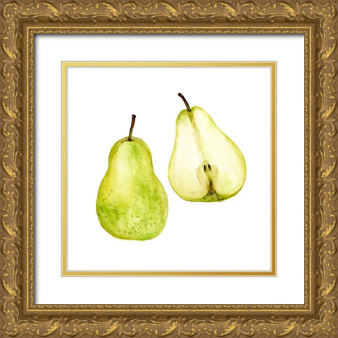 Love Me Fruit VII Gold Ornate Wood Framed Art Print with Double Matting by Wang, Melissa