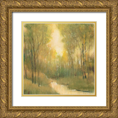 Forest Sanctuary I Gold Ornate Wood Framed Art Print with Double Matting by OToole, Tim