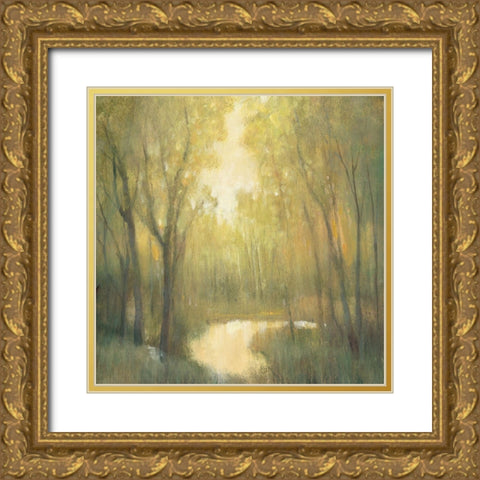 Forest Sanctuary II Gold Ornate Wood Framed Art Print with Double Matting by OToole, Tim