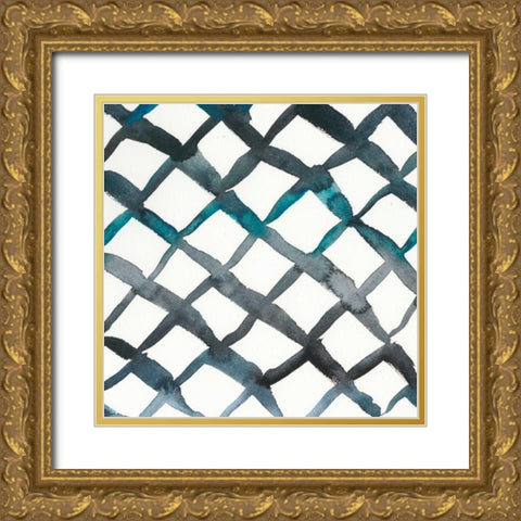 La Mer VI Gold Ornate Wood Framed Art Print with Double Matting by Zarris, Chariklia