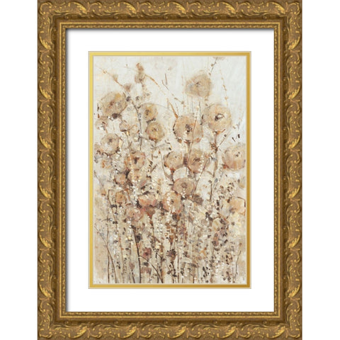 Garden Edge I Gold Ornate Wood Framed Art Print with Double Matting by OToole, Tim