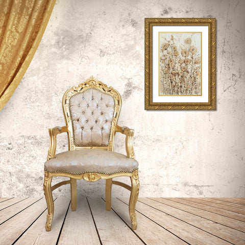 Garden Edge I Gold Ornate Wood Framed Art Print with Double Matting by OToole, Tim
