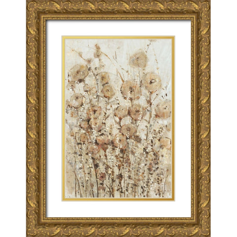 Garden Edge I Gold Ornate Wood Framed Art Print with Double Matting by OToole, Tim