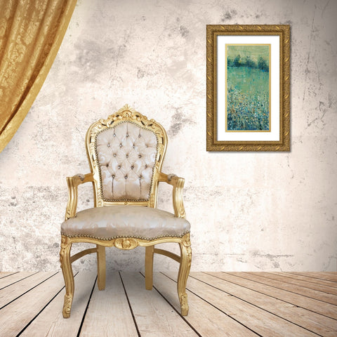Lush Meadow I Gold Ornate Wood Framed Art Print with Double Matting by OToole, Tim