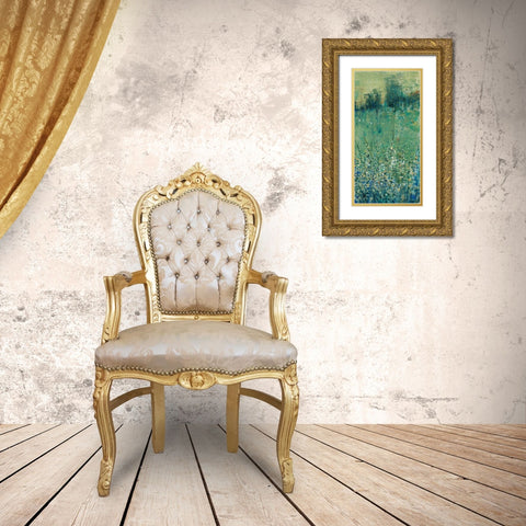 Lush Meadow II Gold Ornate Wood Framed Art Print with Double Matting by OToole, Tim
