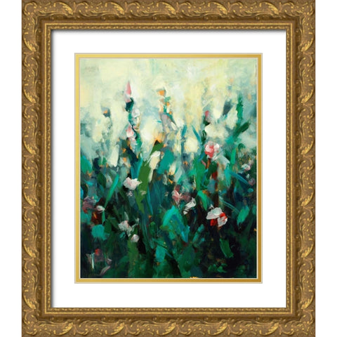 Ode to Monet 2 Gold Ornate Wood Framed Art Print with Double Matting by Dag, Inc.