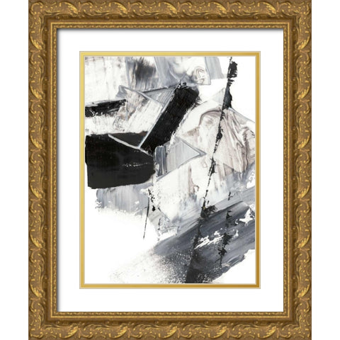 Topple I Gold Ornate Wood Framed Art Print with Double Matting by Harper, Ethan