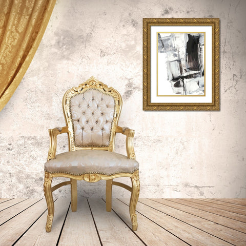 Topple III Gold Ornate Wood Framed Art Print with Double Matting by Harper, Ethan