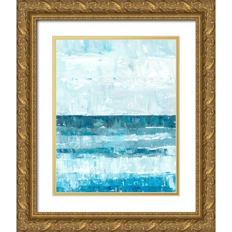 Edge of the World I Gold Ornate Wood Framed Art Print with Double Matting by Harper, Ethan