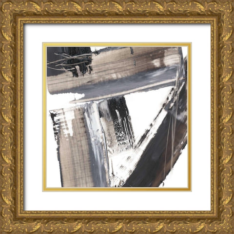 This Way and That I Gold Ornate Wood Framed Art Print with Double Matting by Harper, Ethan
