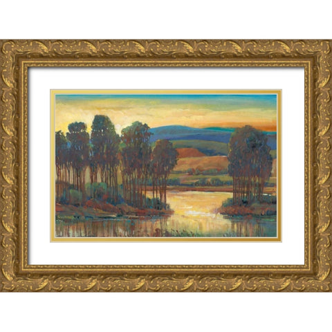 Open Inlet I Gold Ornate Wood Framed Art Print with Double Matting by OToole, Tim