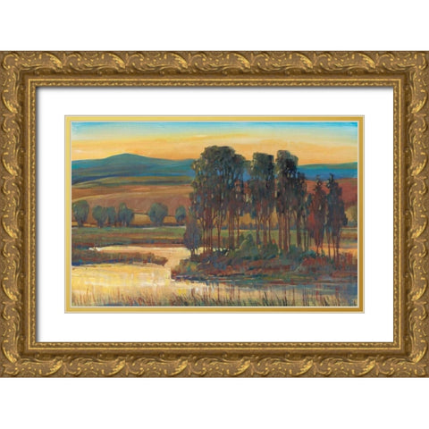 Open Inlet II Gold Ornate Wood Framed Art Print with Double Matting by OToole, Tim