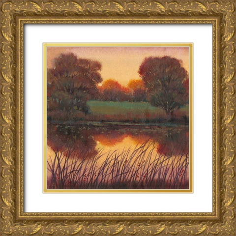 Early Evening I Gold Ornate Wood Framed Art Print with Double Matting by OToole, Tim