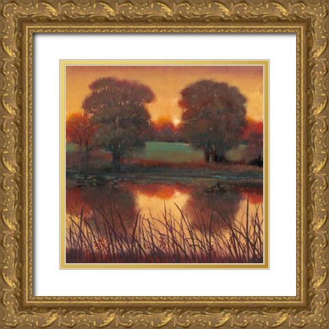 Early Evening II Gold Ornate Wood Framed Art Print with Double Matting by OToole, Tim
