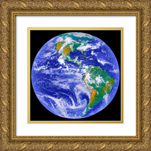 Space Photography I Gold Ornate Wood Framed Art Print with Double Matting by Unknown
