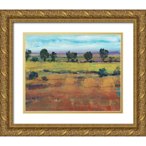 Planting Time I Gold Ornate Wood Framed Art Print with Double Matting by OToole, Tim