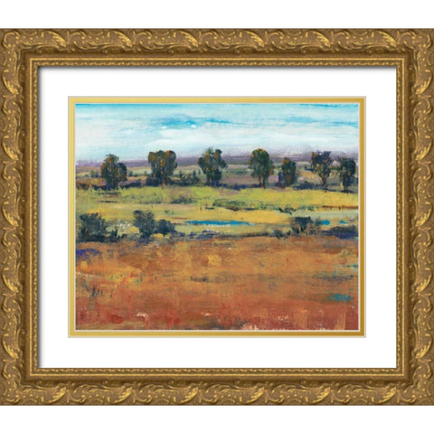 Planting Time II Gold Ornate Wood Framed Art Print with Double Matting by OToole, Tim
