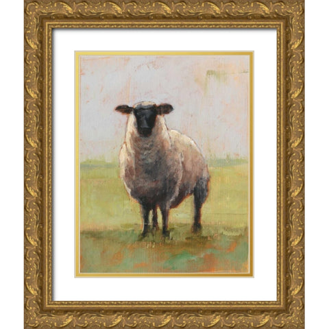 Away from the Flock I Gold Ornate Wood Framed Art Print with Double Matting by Harper, Ethan