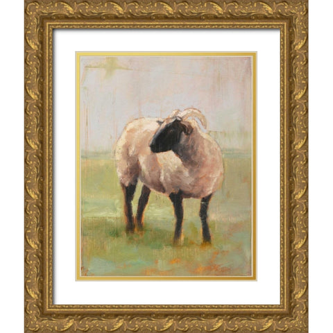 Away from the Flock II Gold Ornate Wood Framed Art Print with Double Matting by Harper, Ethan