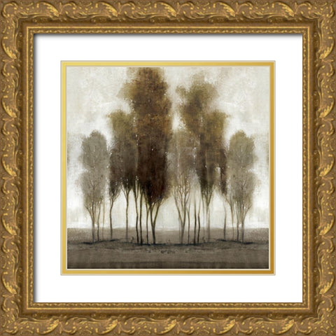 Neutral Scape Gold Ornate Wood Framed Art Print with Double Matting by OToole, Tim