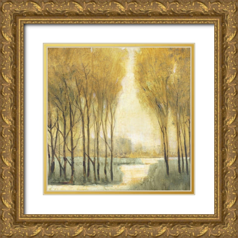 Pathway Sanctuary Gold Ornate Wood Framed Art Print with Double Matting by OToole, Tim