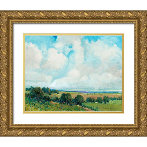 Looming Clouds I Gold Ornate Wood Framed Art Print with Double Matting by OToole, Tim