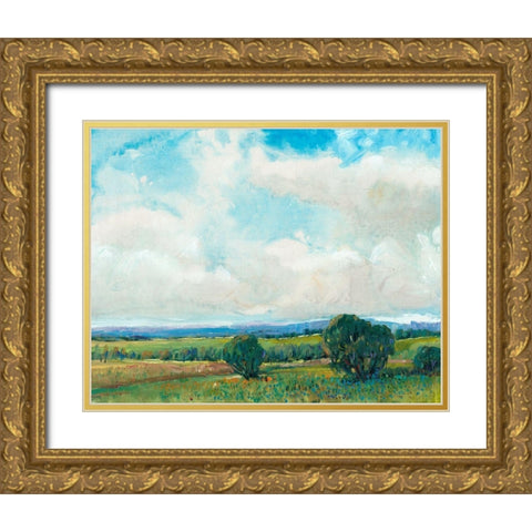 Looming Clouds II Gold Ornate Wood Framed Art Print with Double Matting by OToole, Tim