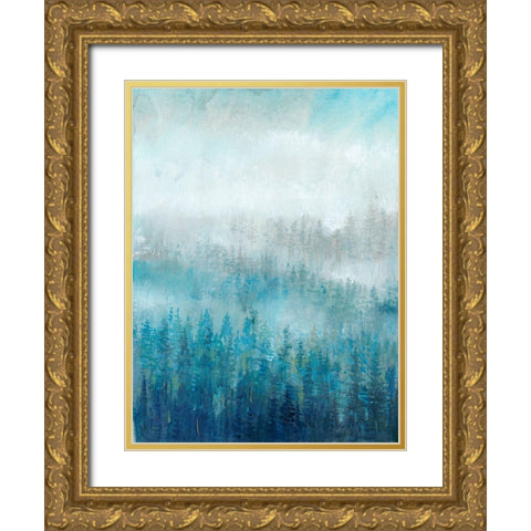 Above the Mist I Gold Ornate Wood Framed Art Print with Double Matting by OToole, Tim