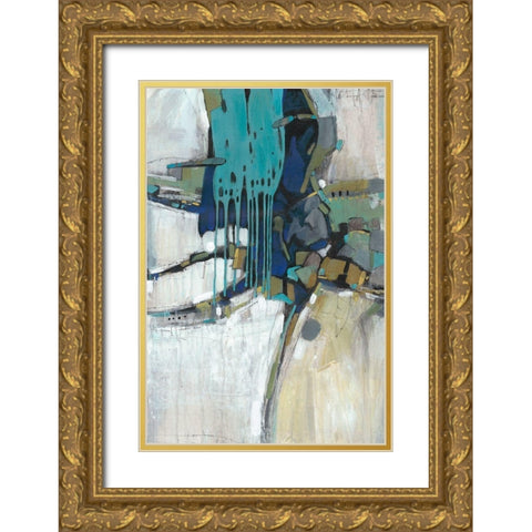 Separation II Gold Ornate Wood Framed Art Print with Double Matting by OToole, Tim