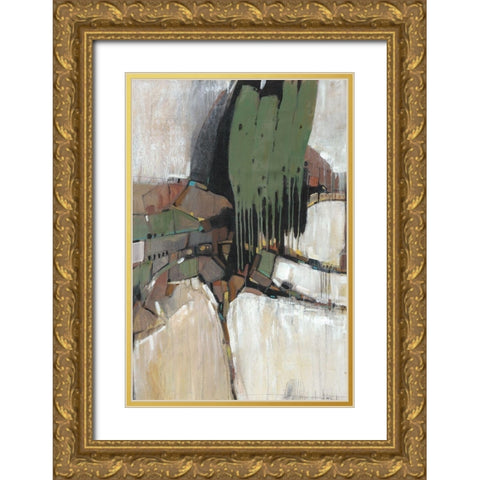 Separation III Gold Ornate Wood Framed Art Print with Double Matting by OToole, Tim