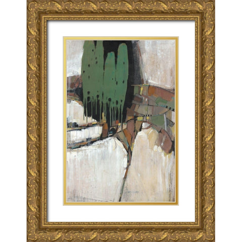 Separation IV Gold Ornate Wood Framed Art Print with Double Matting by OToole, Tim