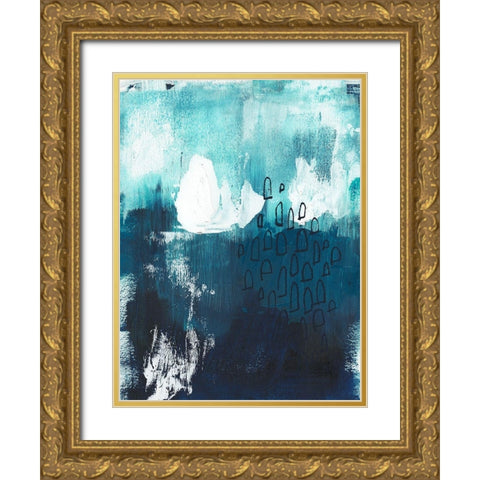 Seaspray II Gold Ornate Wood Framed Art Print with Double Matting by Parker, Jennifer Paxton