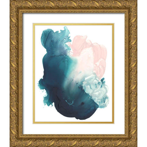 Plunge I Gold Ornate Wood Framed Art Print with Double Matting by Parker, Jennifer Paxton