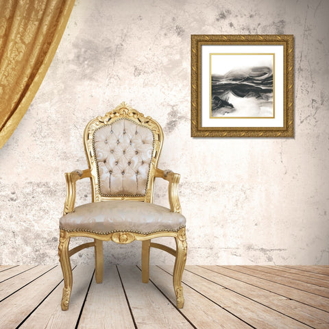 Static Charge I Gold Ornate Wood Framed Art Print with Double Matting by Harper, Ethan