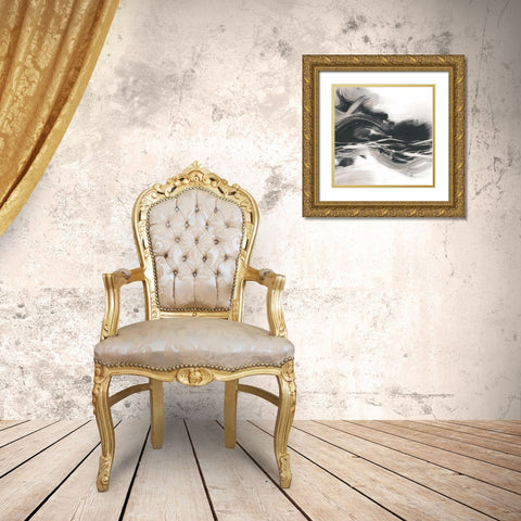 Static Charge II Gold Ornate Wood Framed Art Print with Double Matting by Harper, Ethan