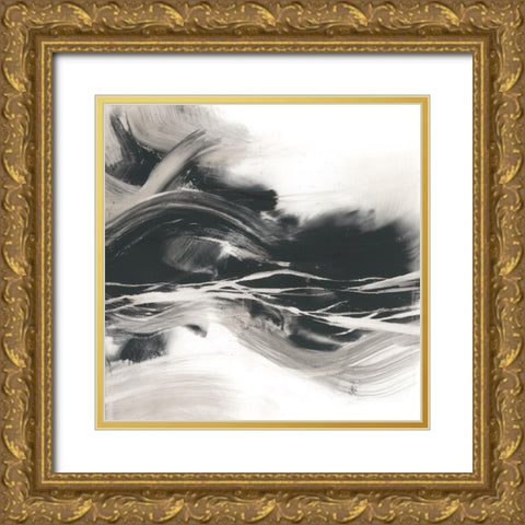 Static Charge II Gold Ornate Wood Framed Art Print with Double Matting by Harper, Ethan