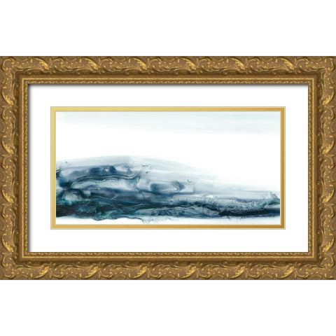 Rip Current II Gold Ornate Wood Framed Art Print with Double Matting by Harper, Ethan