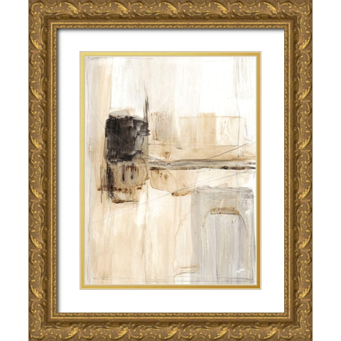 Electrical Grid I Gold Ornate Wood Framed Art Print with Double Matting by Harper, Ethan