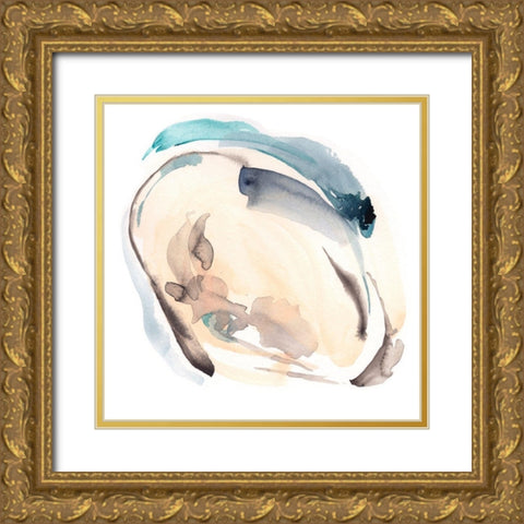 Sandy Sea I Gold Ornate Wood Framed Art Print with Double Matting by Parker, Jennifer Paxton