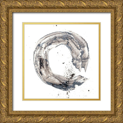 Cosmic Rings II Gold Ornate Wood Framed Art Print with Double Matting by Harper, Ethan