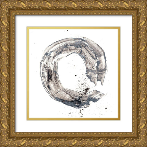 Cosmic Rings II Gold Ornate Wood Framed Art Print with Double Matting by Harper, Ethan