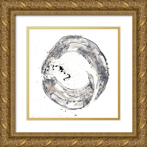 Cosmic Rings III Gold Ornate Wood Framed Art Print with Double Matting by Harper, Ethan