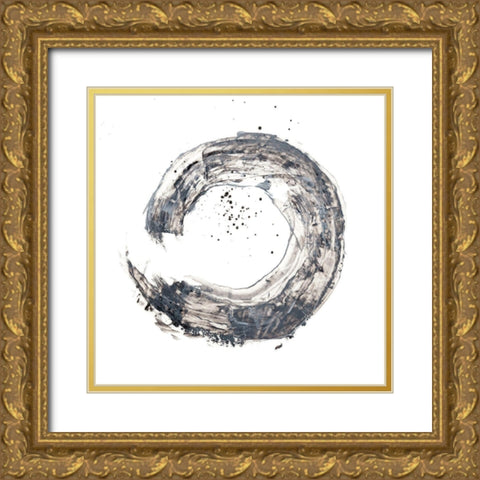 Cosmic Rings IV Gold Ornate Wood Framed Art Print with Double Matting by Harper, Ethan