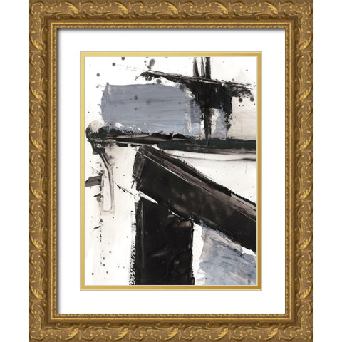 Demolition III Gold Ornate Wood Framed Art Print with Double Matting by Harper, Ethan