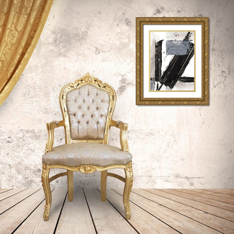 Demolition IV Gold Ornate Wood Framed Art Print with Double Matting by Harper, Ethan